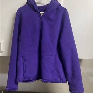 Faded Glory Plush Purple Jacket